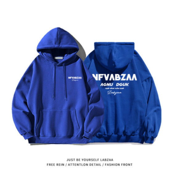 熱推連帽衛衣【M-3XL】【藍色】(下單後聯絡客服確認發貨尺碼) 