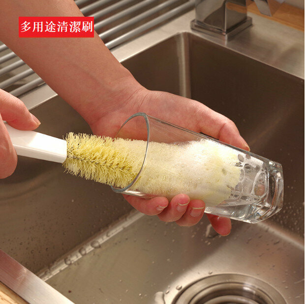 Pot and cup brush Multi-purpose cleaning brush|Brush pot artifact