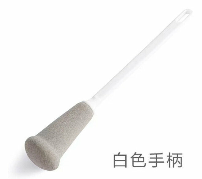 Multi-function long-handled cleaning cup brush, baby bottle brush, water bottle brush, cup warmer brush, sponge cup brush 