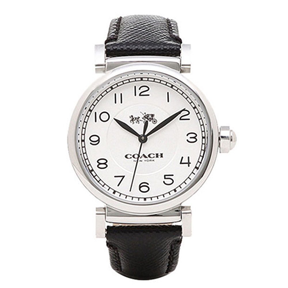【COACH 蔻馳】COH-A006 MADISON系列經典皮革女款石英錶 14502406/14502407-