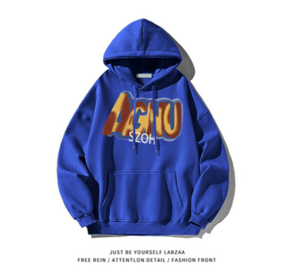 熱賣連帽衛衣【M-3XL】【寶藍色】(下單後聯絡客服確認發貨尺碼) 