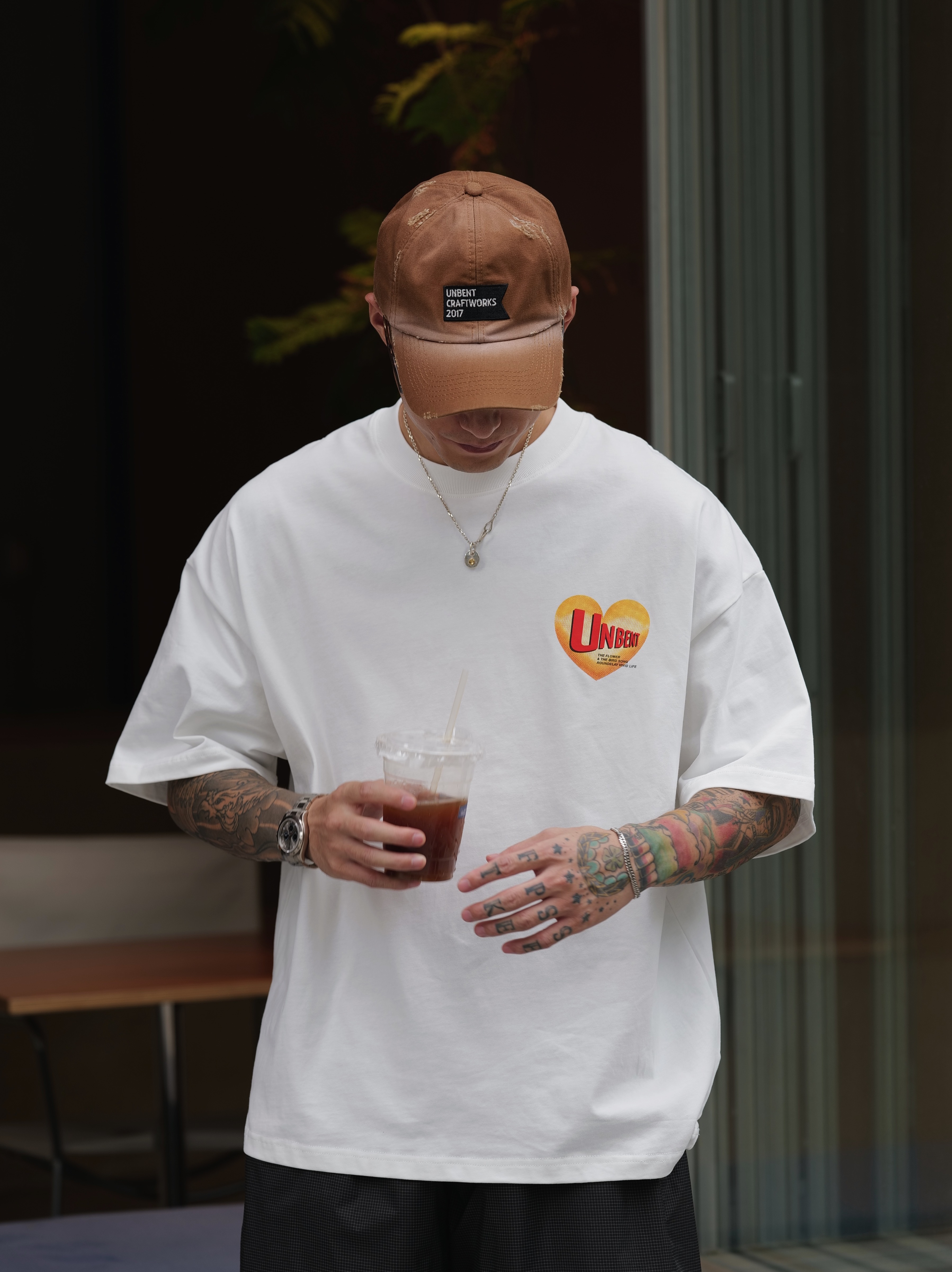 #預購 UNBENT 休閒撞色 愛心印花短踢 三色