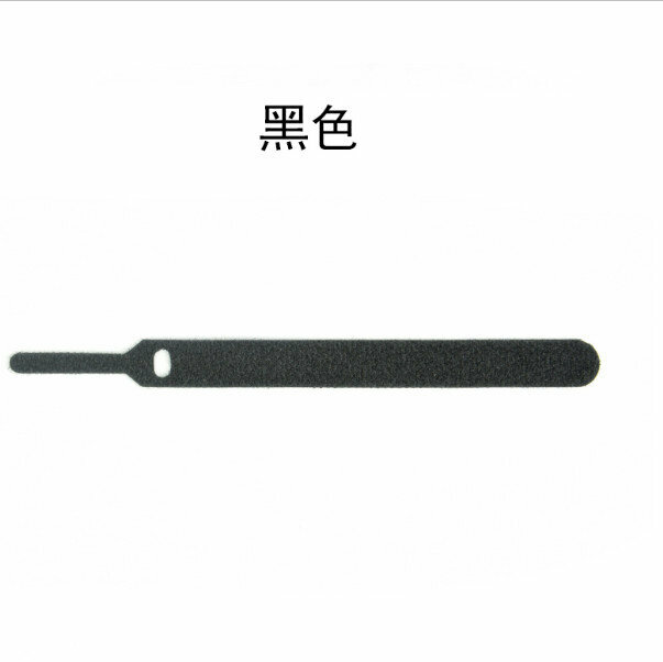 熱賣【100條裝】針型魔術貼紮帶 雙面自粘-黑色*12*150*針型