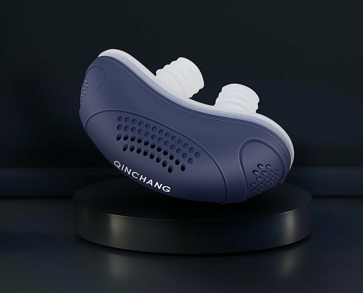 Electric anti-snoring device (blue)