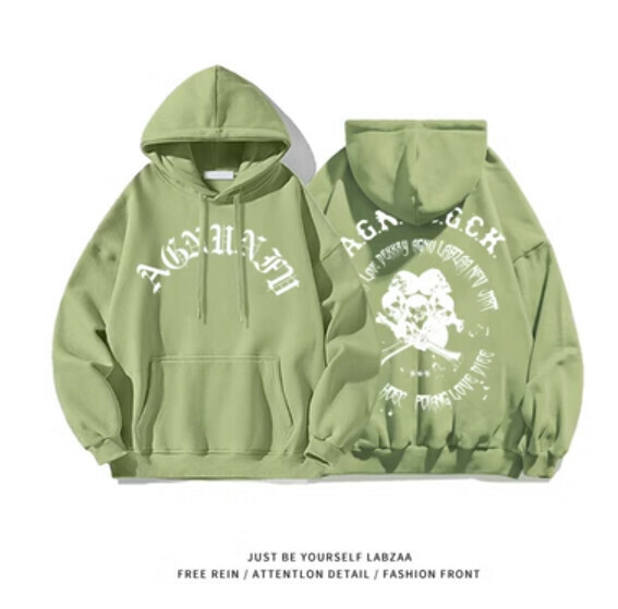 熱賣連帽衛衣【M-3XL】【抹茶綠】(下單後聯絡客服確認發貨尺碼) 