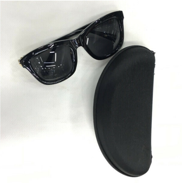 ZIPPER SUNGLASSES GLASSES CASE (BLACK SIZE: 170*69*60MM)