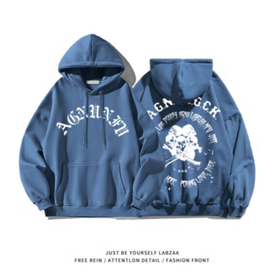 新款連帽衛衣【M-3XL】【深藍色】(下單後聯絡客服確認發貨尺碼) 