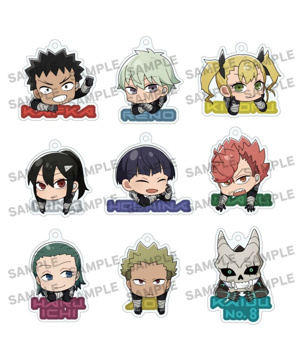 預購-怪獸8號 Niitengo きょろきょろ壓克力鑰匙圈 BOX販售【日本進口精品】