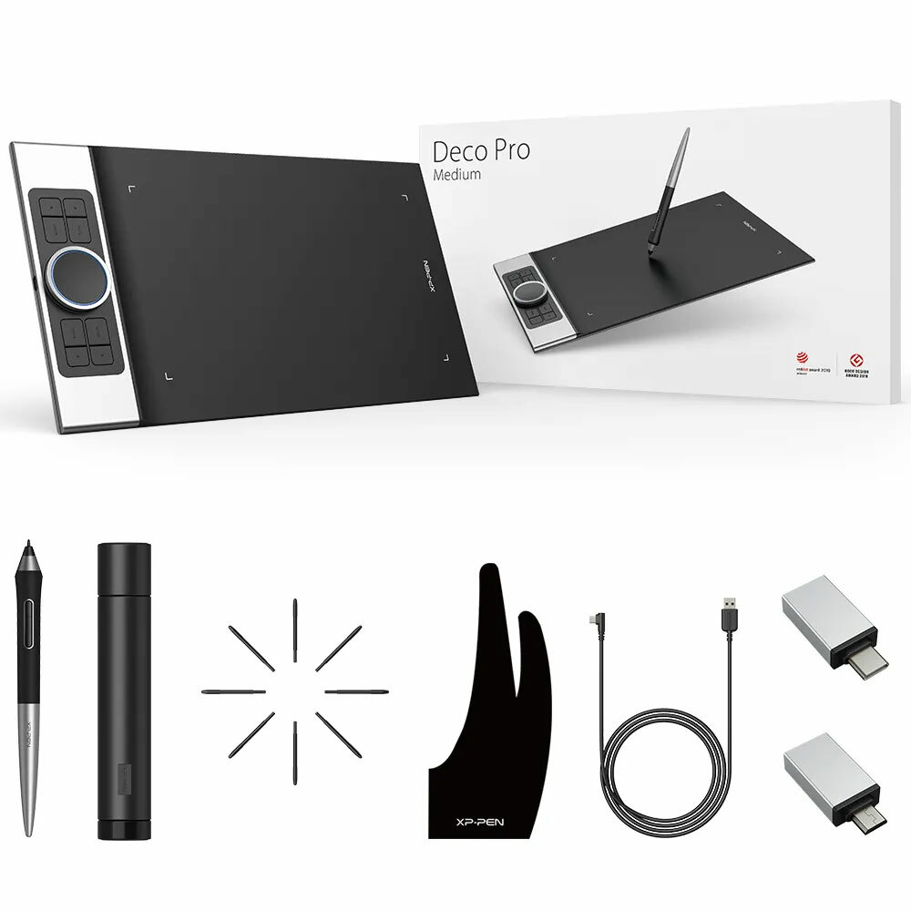 XP-Pen Deco Pro Medium Drawing Tablet