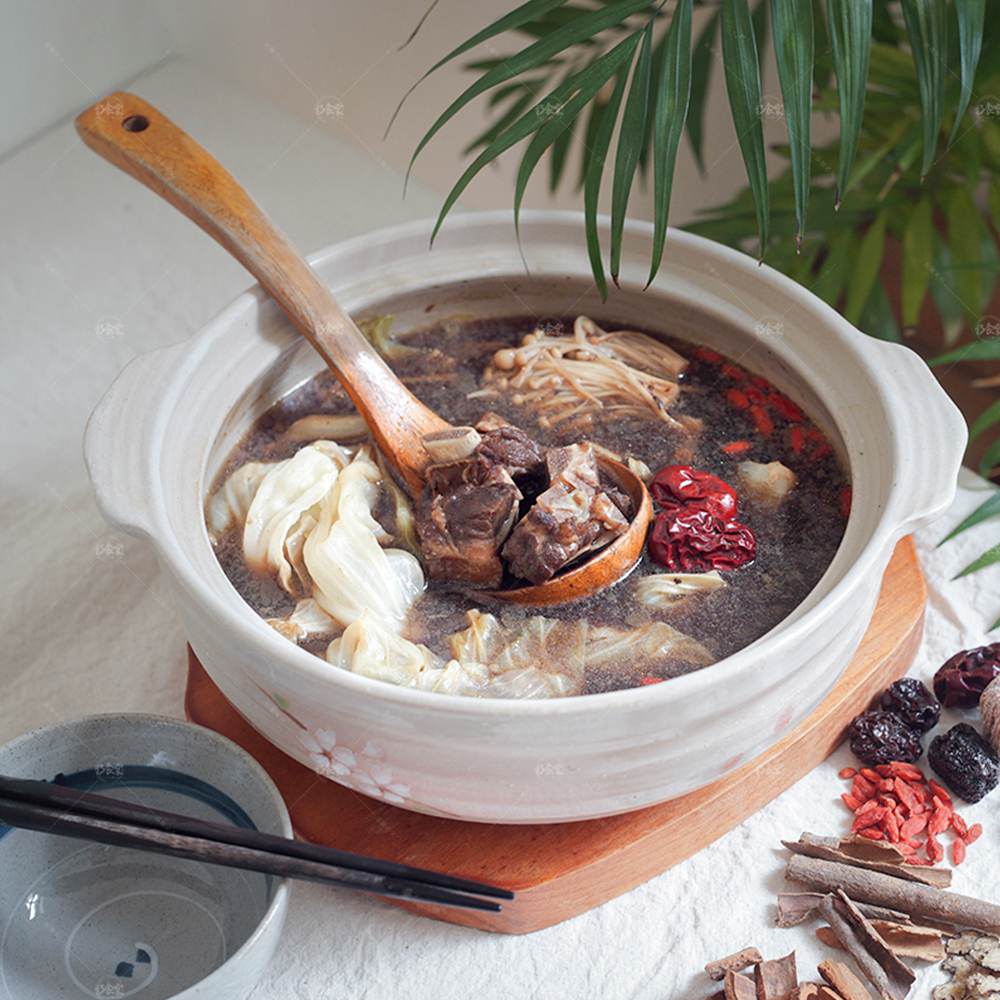 藥燉排骨(湯底帶料) 3-4人份