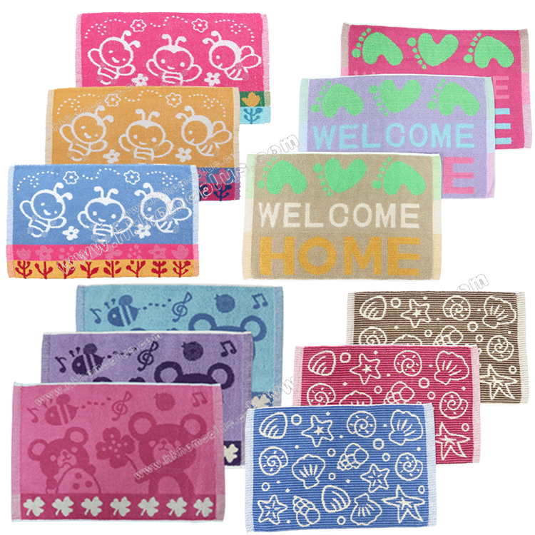 3條裝 印花防滑地巾