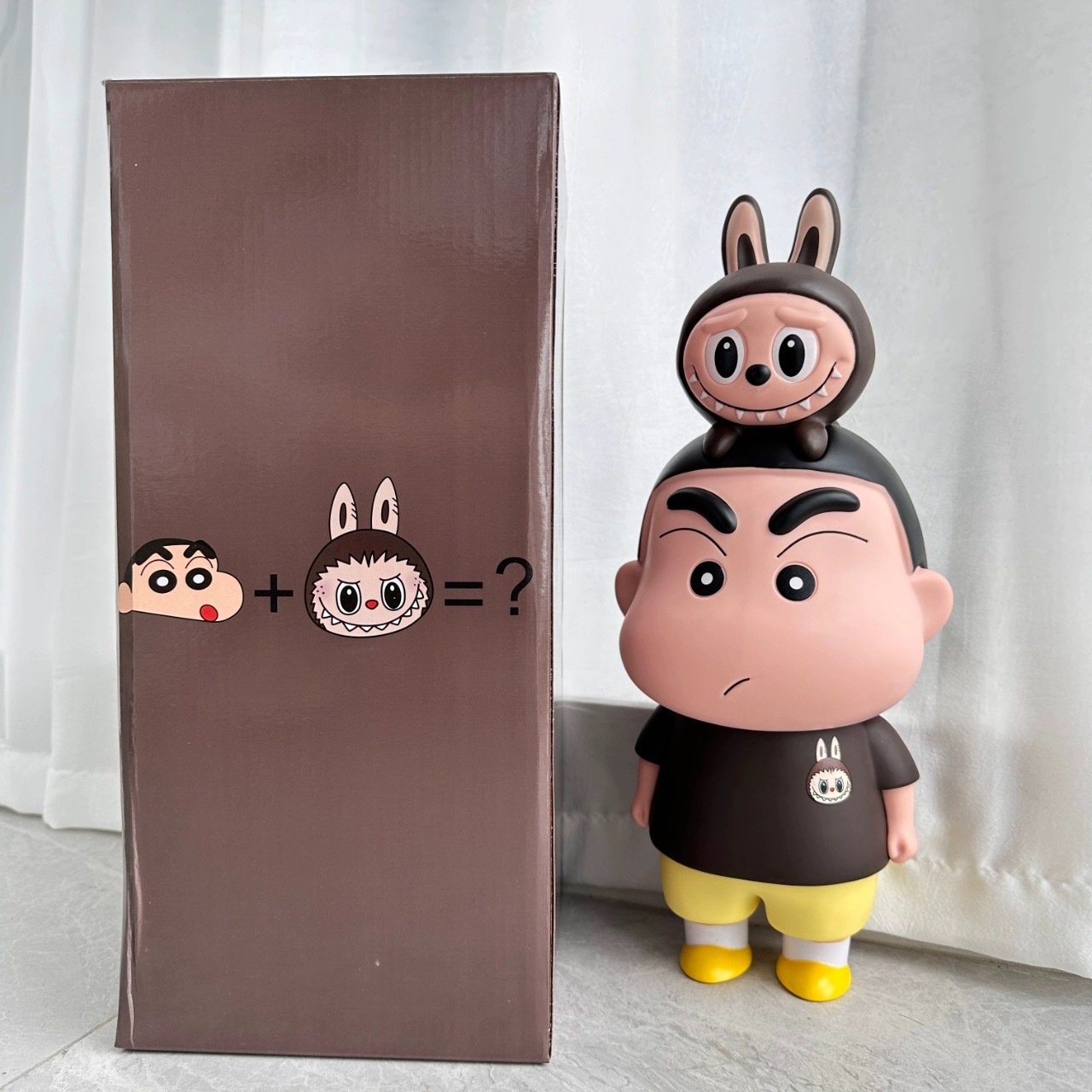 LABUBU X 蠟筆小新 可愛夢幻連動 模型 公仔 翻玩