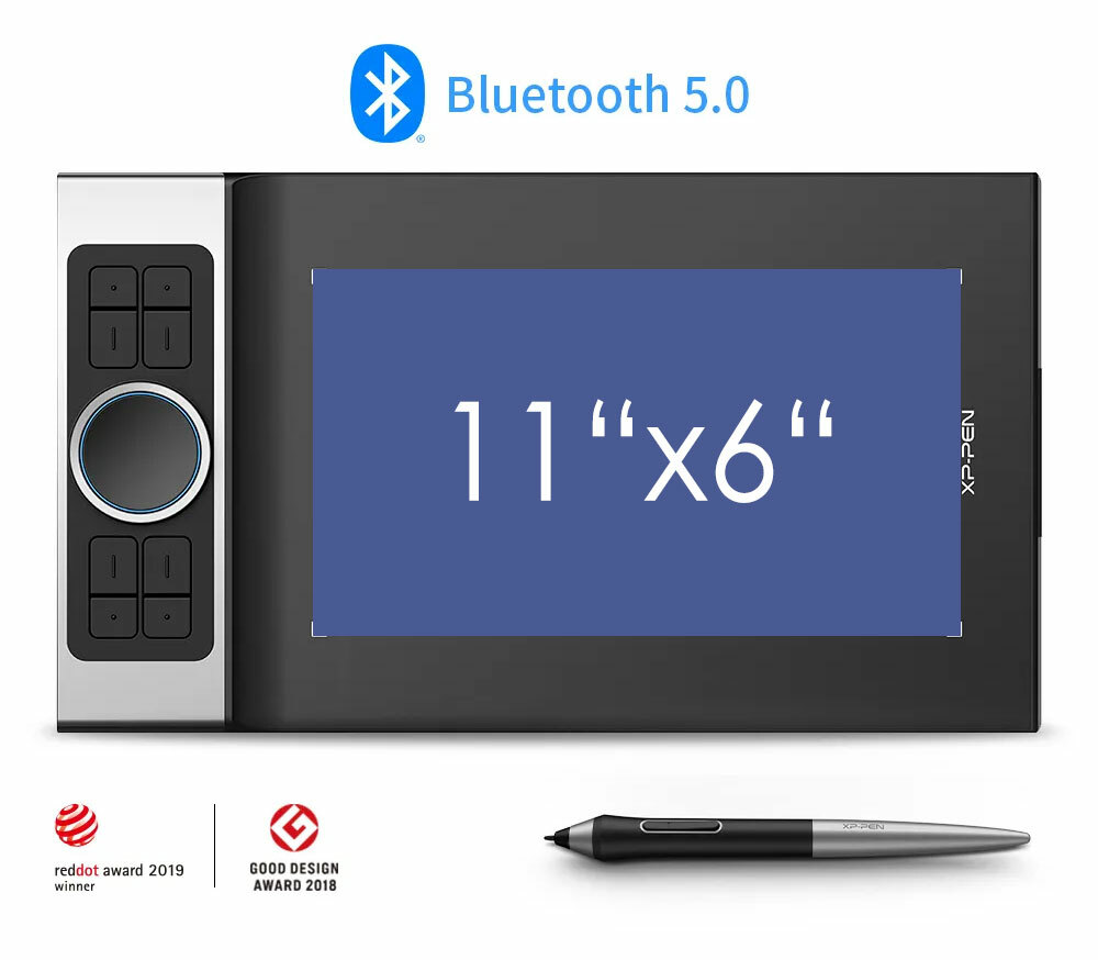 XP-Pen Deco Pro Medium Wireless Drawing Tablet