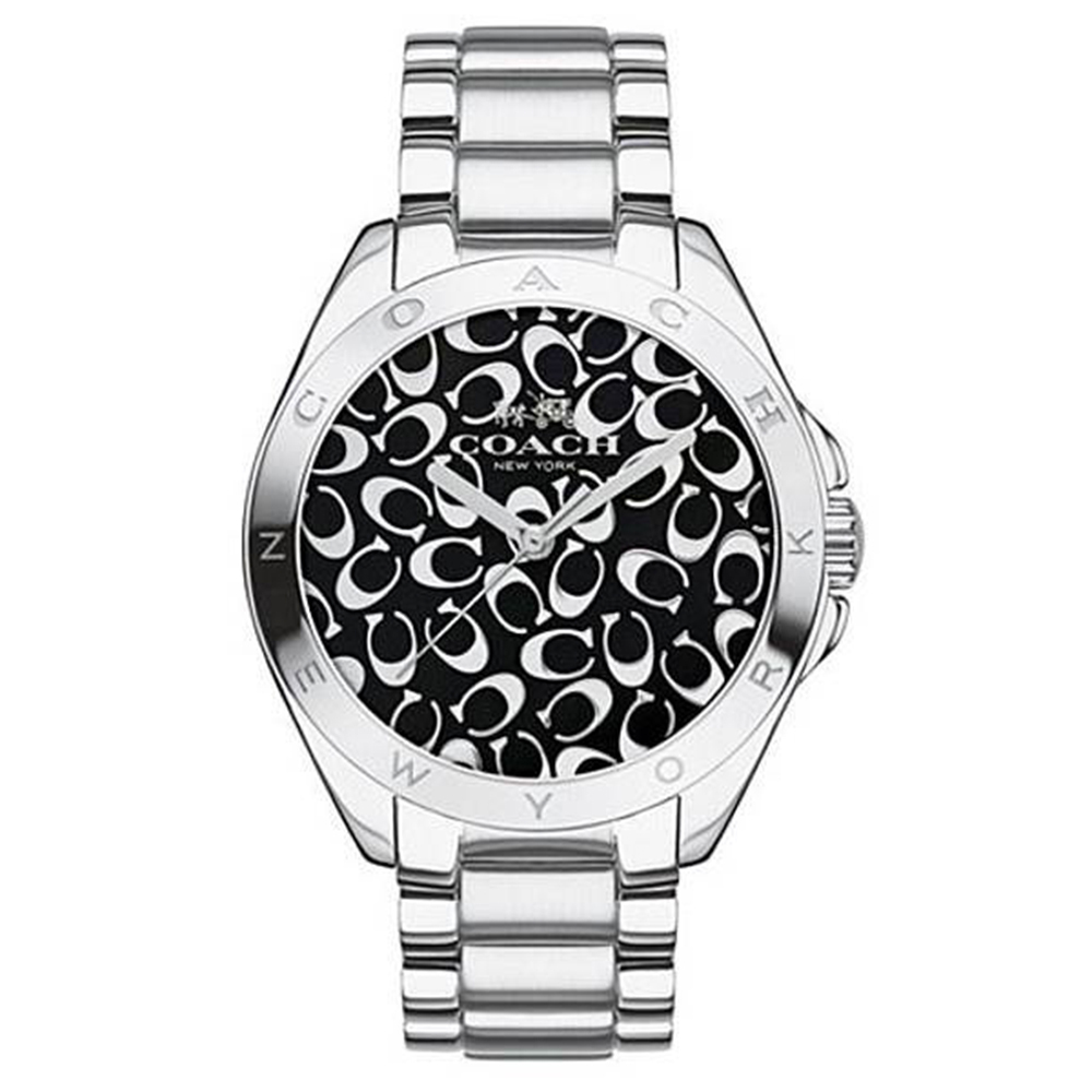 【COACH 蔻馳】COH-A024 經典C都會錶盤不鏽鋼女款石英錶 14502347-