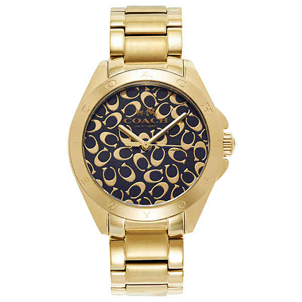 【COACH 蔻馳】COH-A024 經典C都會錶盤不鏽鋼女款石英錶 14502348-