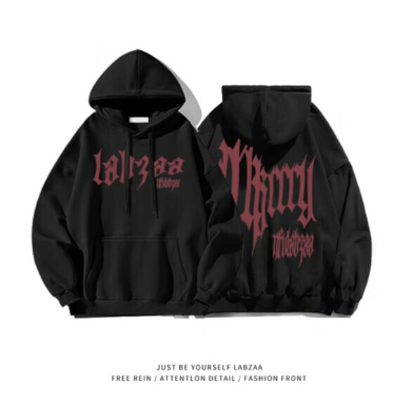 爆款連帽衛衣【M-3XL】【黑色】(下單後聯絡客服確認發貨尺碼) 