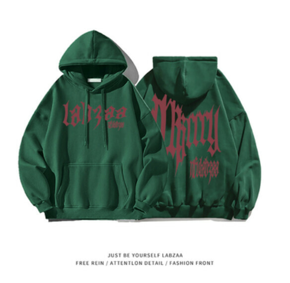 熱推連帽衛衣【M-3XL】【墨綠色】(下單後聯絡客服確認發貨尺碼) 