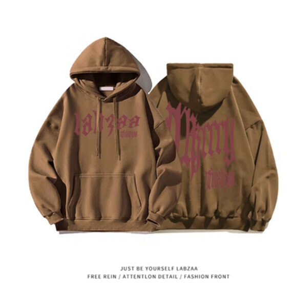 熱推連帽衛衣【M-3XL】【棕色】(下單後聯絡客服確認發貨尺碼) 