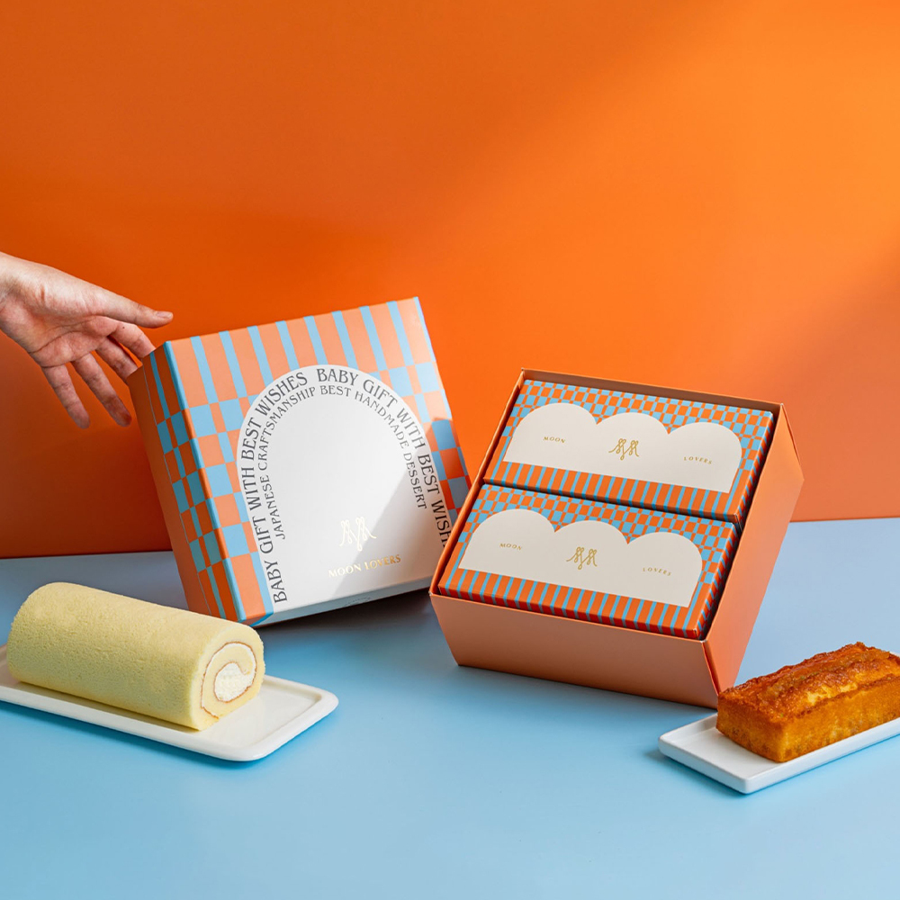 【築夢城堡】雙入禮盒 - 捲蛋糕+磅蛋糕