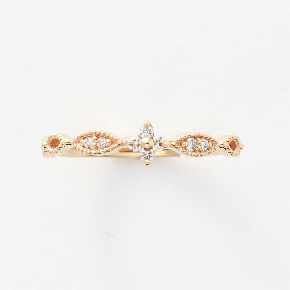 【me.luxe】K10貓眼4分鑽石戒