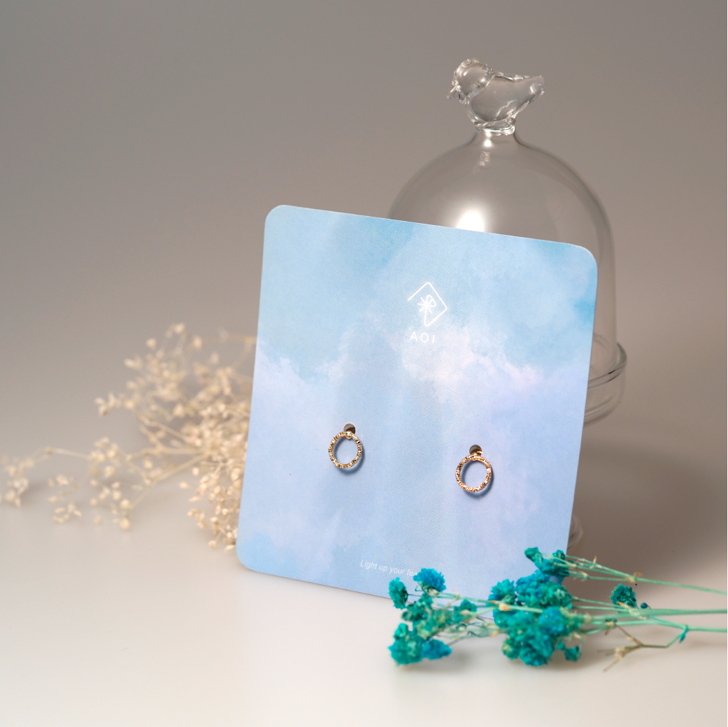 【AOI】閃耀軌跡純銀耳飾-S925純銀