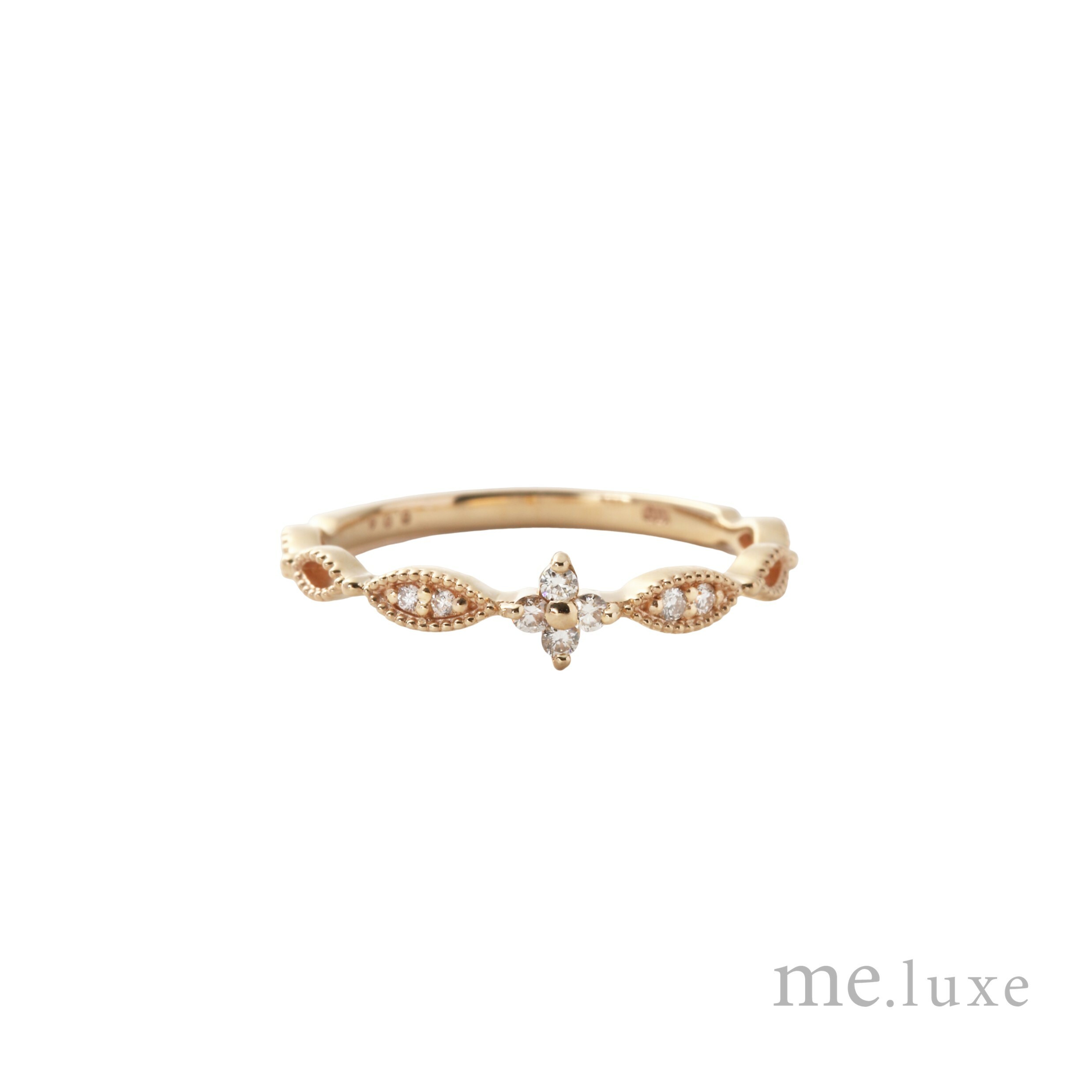 【me.luxe】K10貓眼4分鑽石戒