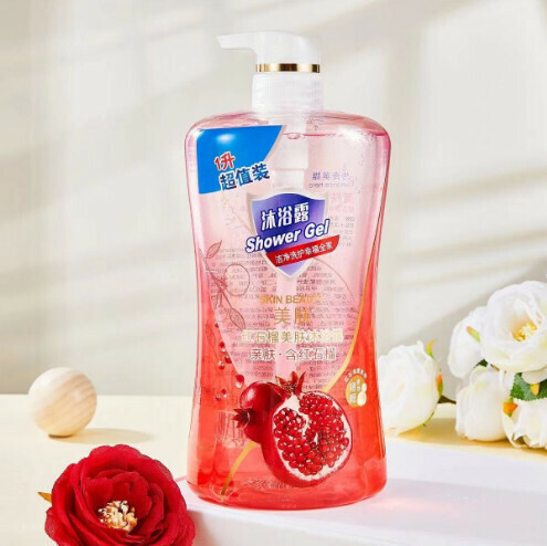 【1L】Red pomegranate shower gel