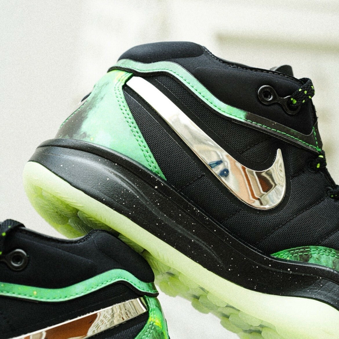 Nike Air Zoom GT Hustle 2 x Victor Wembanyama "Alien" 勘履者 黑綠 螢光綠 外星人 聯名款 實戰籃球鞋