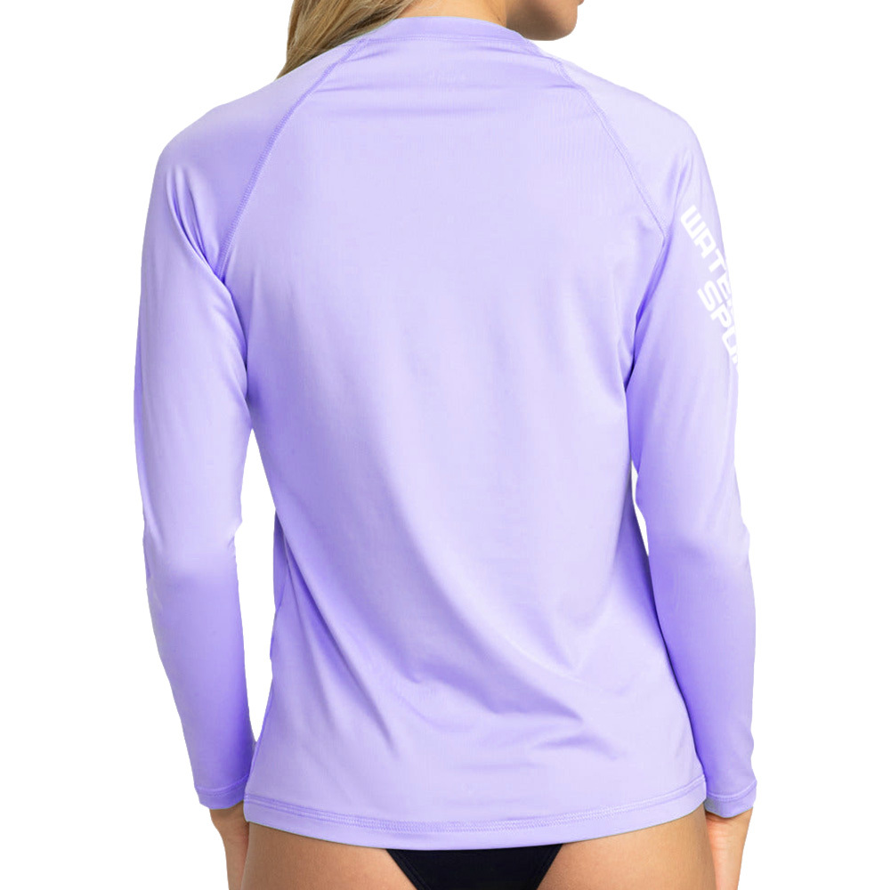 中性糖果色游泳防曬上衣 - 淺紫