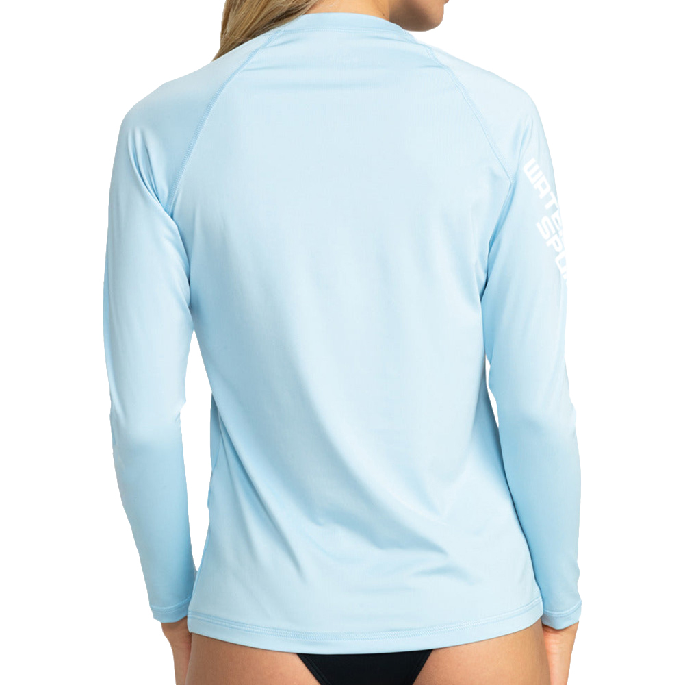 中性糖果色游泳防曬上衣 - 灰藍