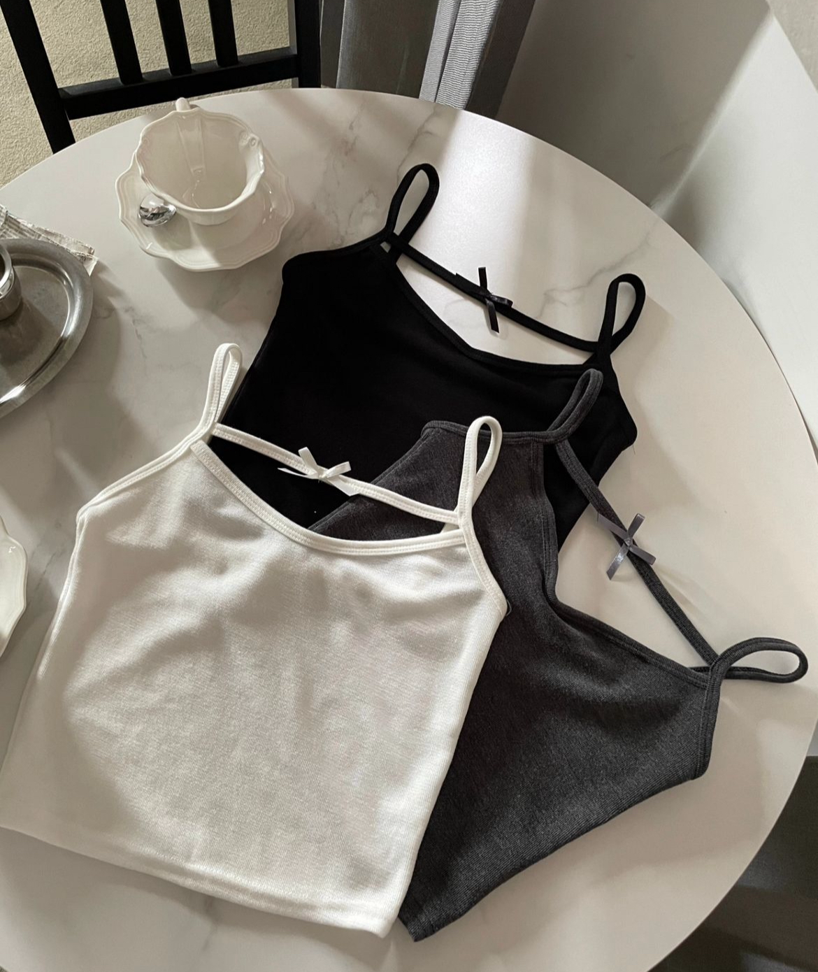 KR CROSS RIBBON TOP (3 COLORS)