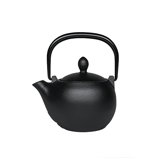 【岩鑄】栗型 黑 急須 0.3L