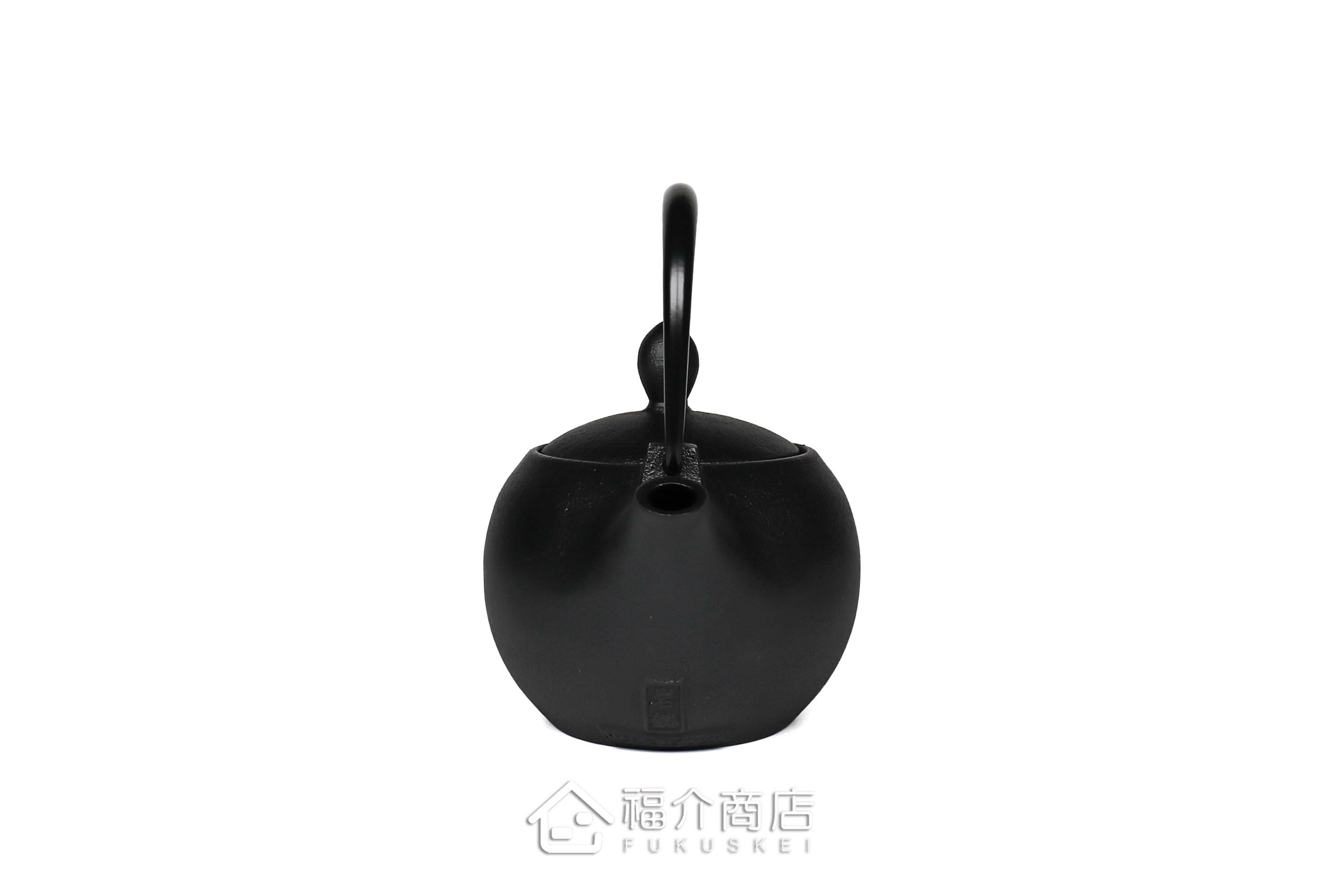 泡茶用的黑色栗型鑄鐵泡茶壺