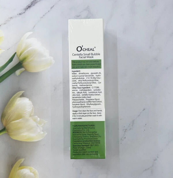 【100g Single Pack】Centella Asiatica Small Bubble Cleansing Mask