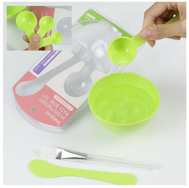 DIY Mask Bowl Tool Set [Mask Bowl Stick 6 Piece Set Blister Pack (Green)]