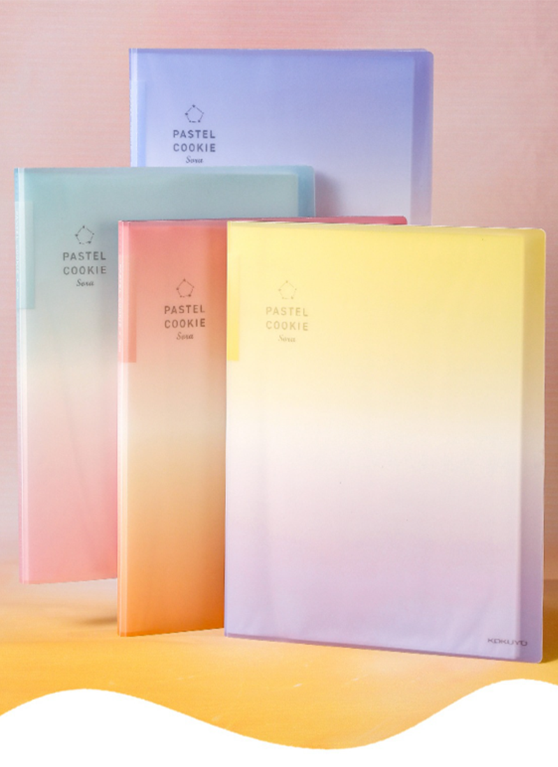 日本kokuyo國譽淡彩曲奇晴空整理收納冊 V30RY