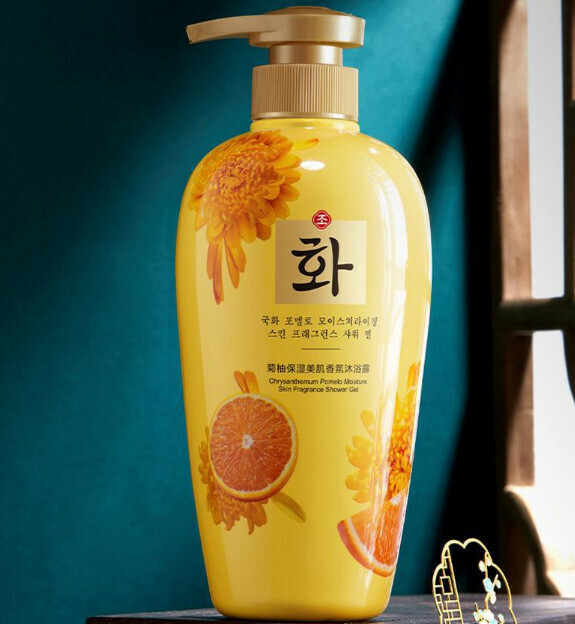 【500ml】Juyu moisturizing and beautiful skin fragrance shower gel