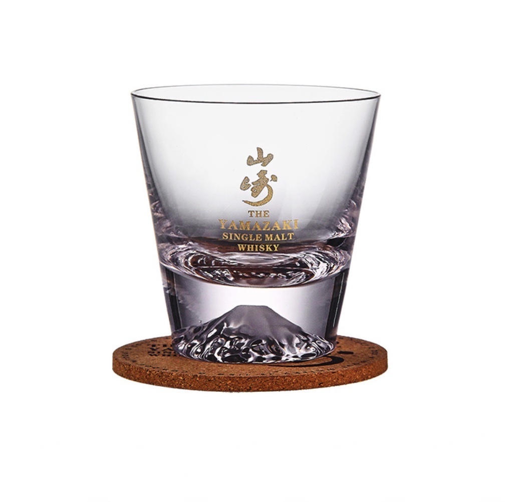 熱推雪山威士卡酒杯,洋酒杯（山崎富士山杯（帶杯墊）-【1個裝】）