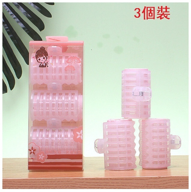 新款（1卡裝 顔色隨機）空氣劉海捲髮筒（YH087美髮卷）