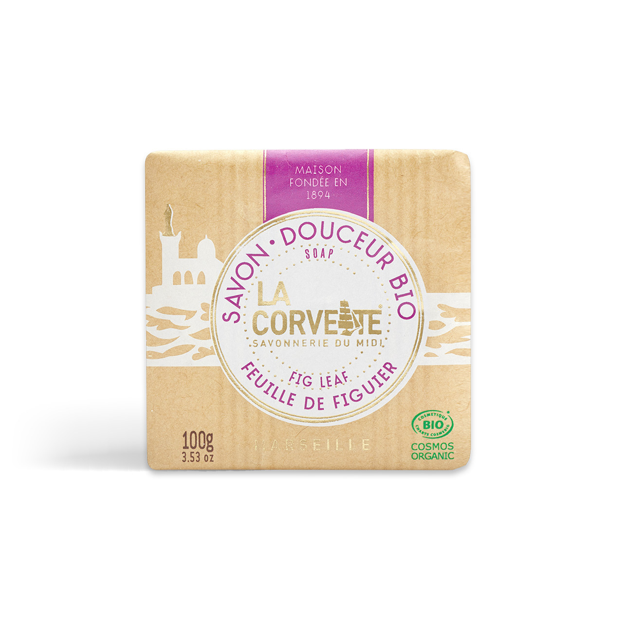 La Corvette l 有機香甜皂 l 無花果葉100g