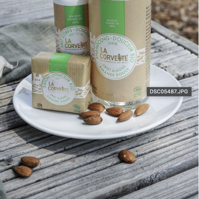 La Corvette l 有機香甜皂 l 甜杏100g