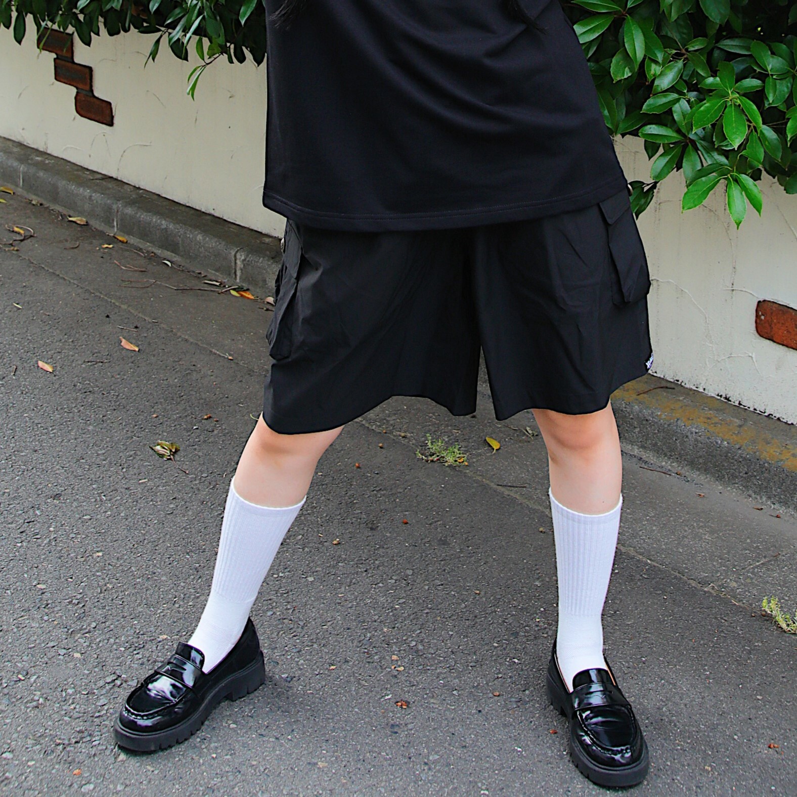 機能尼龍口袋短褲