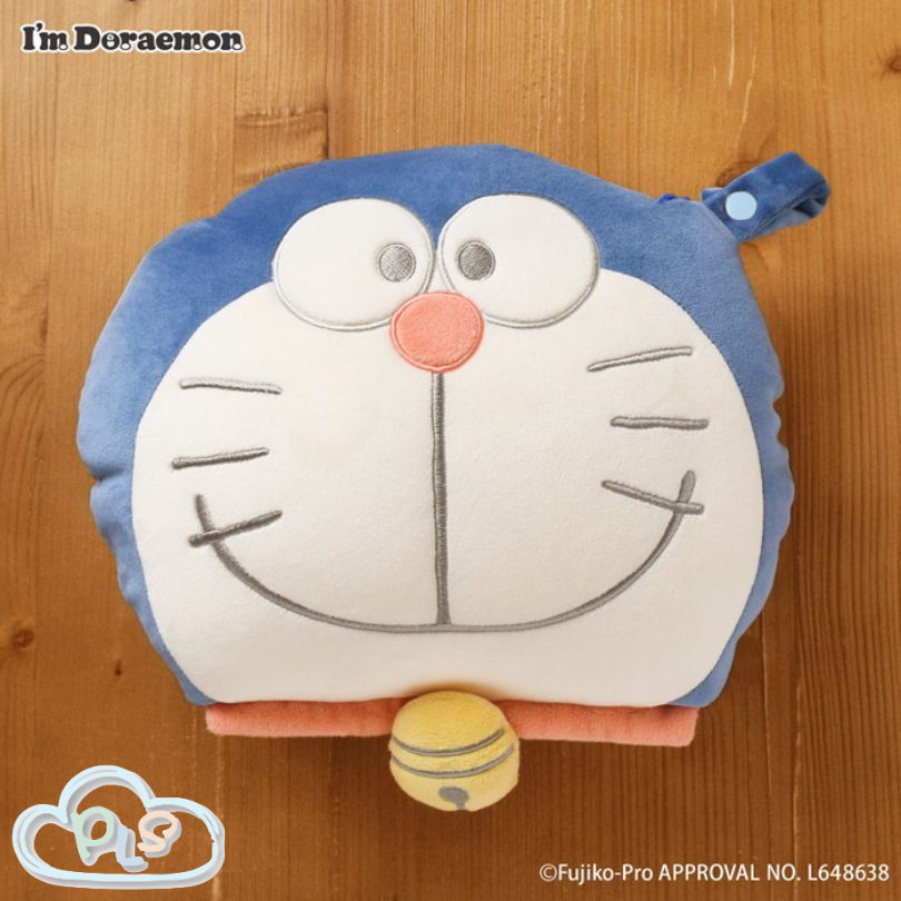 現貨 2Way 旅行頸枕 藍色 I’m Doraemon Flowering #72004