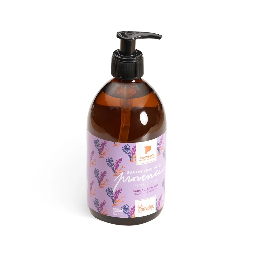 La Corvette l 普羅旺斯薰衣草&鼠尾草有機潔膚露500ml