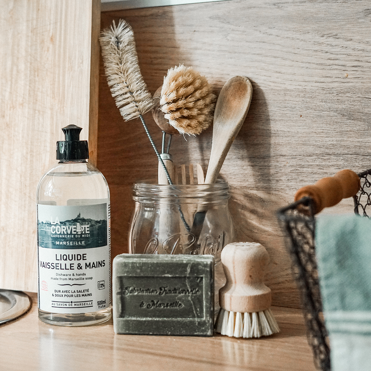 La Corvette l 馬賽家事有機洗碗精＆雙效洗手液500ml