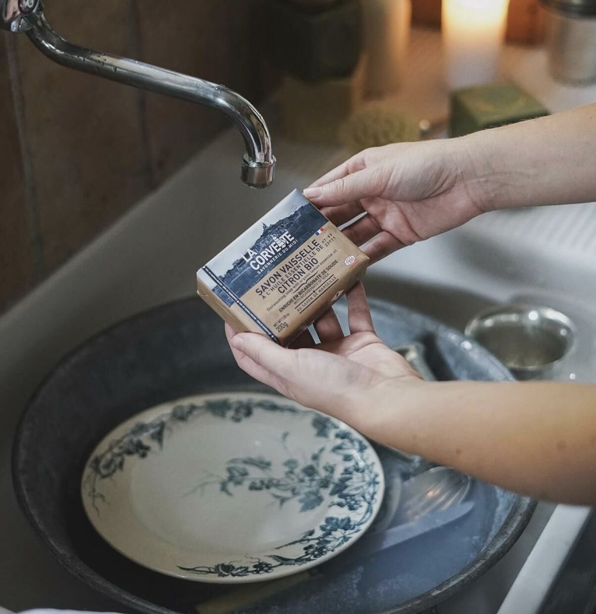 La Corvette l 馬賽家事洗碗皂 l 小蘇打清潔配方200g