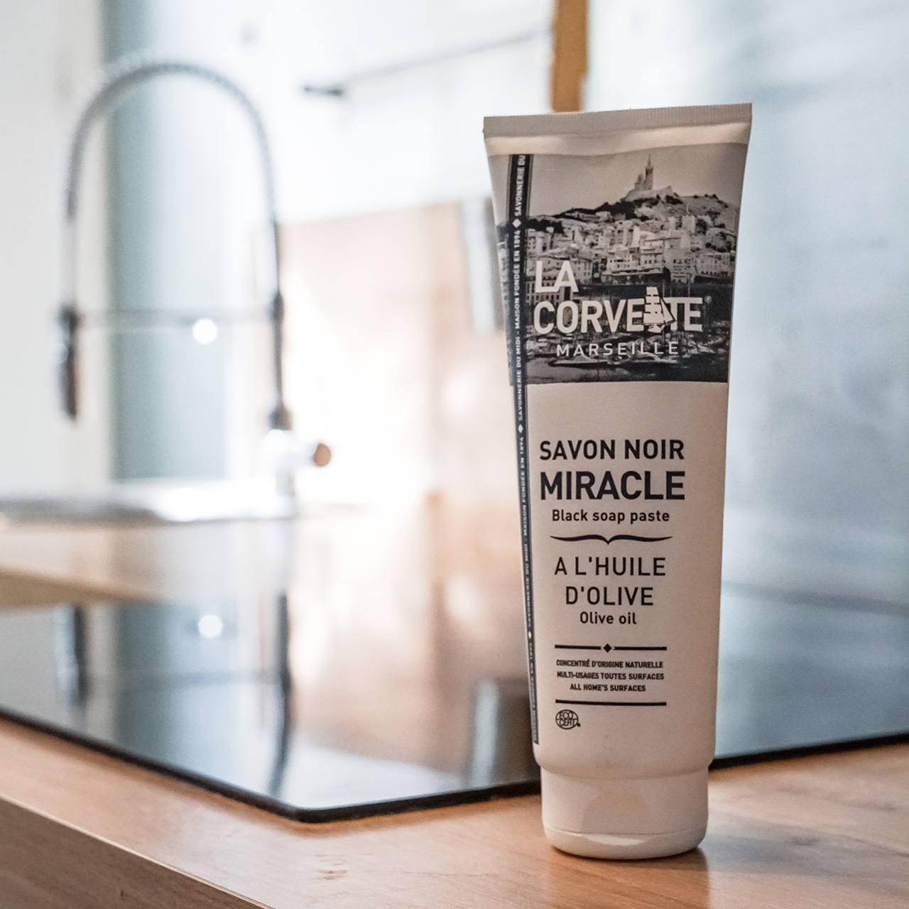 La Corvette l 馬賽家事黑皂膏 - 橄欖油配方250ml
