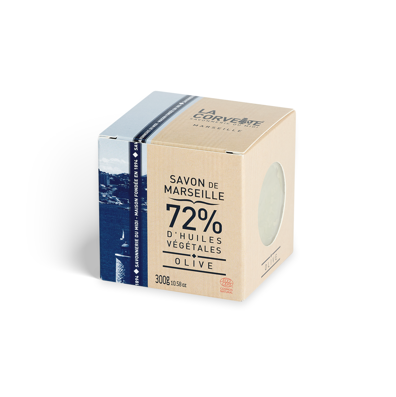 La Corvette l 300g經典橄欖油馬賽皂 - 禮盒裝