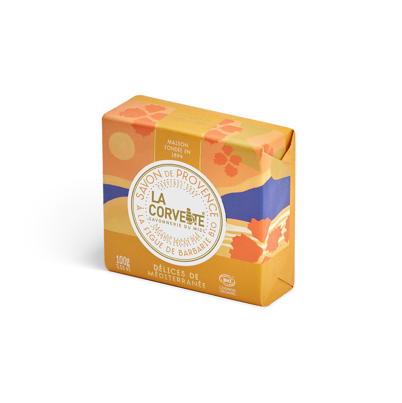 La Corvette l 經典地中海有機香氛皂 - 田園甜源(橙香、無花果、香草)100g