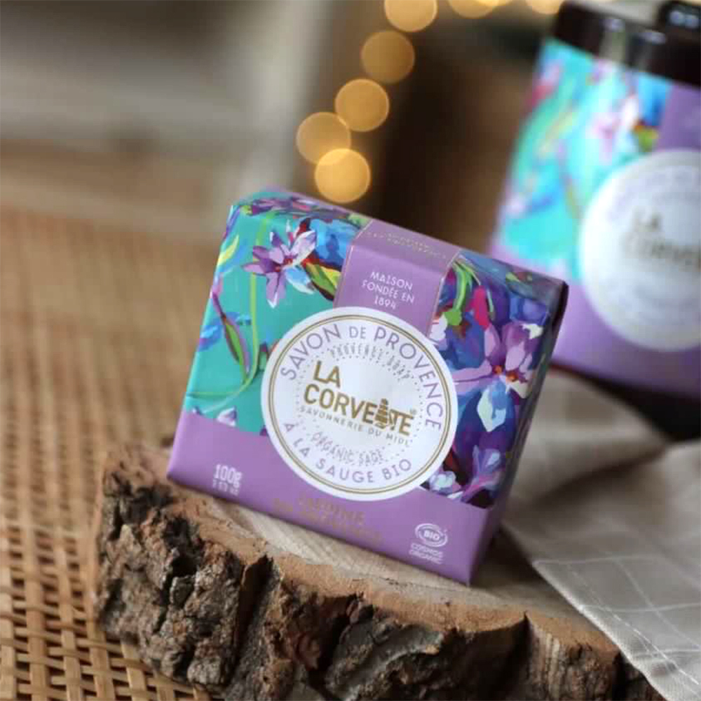 La Corvette l 經典地中海有機香氛皂 - 普羅旺斯(木蘭花、檸檬馬鞭草)100g